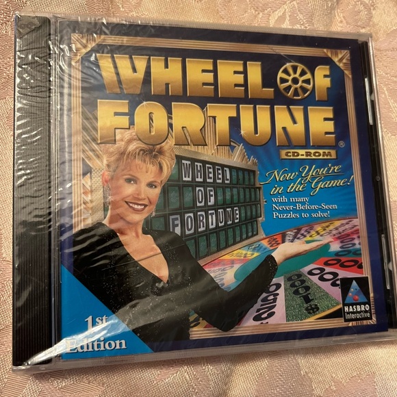 NEW! WHEEL OF FORTUNE PC CD-ROM 1st Edition Video Game - Picture 1 of 2